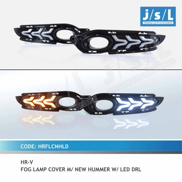 Foglamp Cover With Lamp DRL HRV Led DRL Cover Foglamp HRV model HUMMER