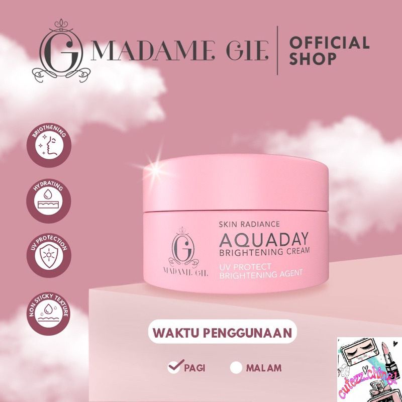 ☃Cutezz_Ching1☃Madame Gie Skin Radiance Brightening Cream |AquaDay|AquaNite 20g