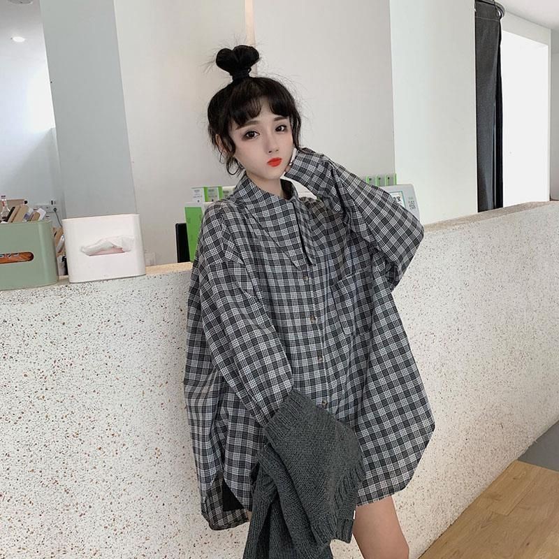 IMPORT WOMAN OVERSIZED BOYISH SHIRT VEST KNIT ROMPI RAJUT WANITA REMAJA IMPOR