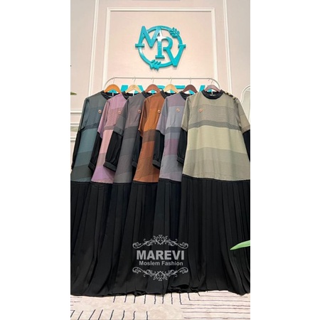 ABAYA AZALIA DRESS BY MAREVI GAMIS MURAH