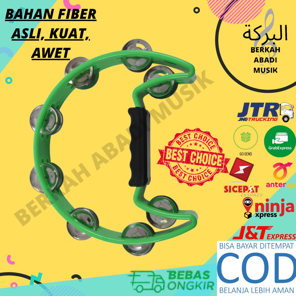 TAMBORIN FIBER TAMBORIN SABIT TAMBOURINE SABIT TAMBORIN HADROH TAMBORIN MARAWIS TAMBORIN GEREJA TAMB