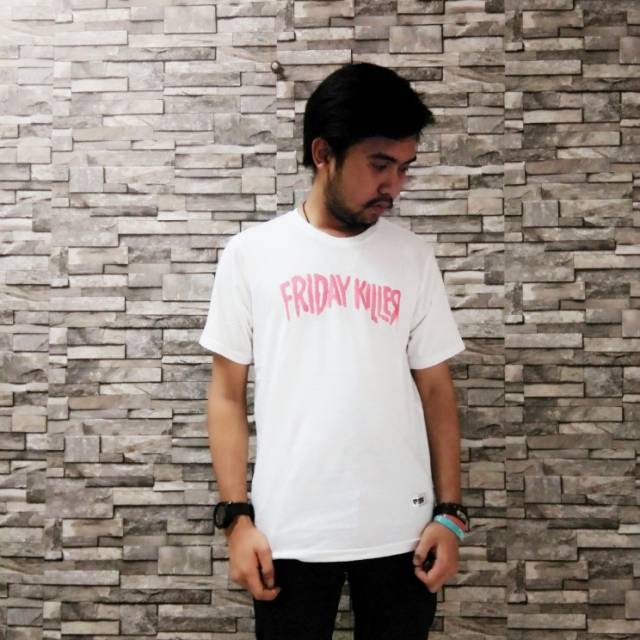 KAOS FRIDAY KILLER - TSHIRT FRIDAY KILLER - KAOS DISTRO LENGAN PENDEK FRIDAY KILLER I