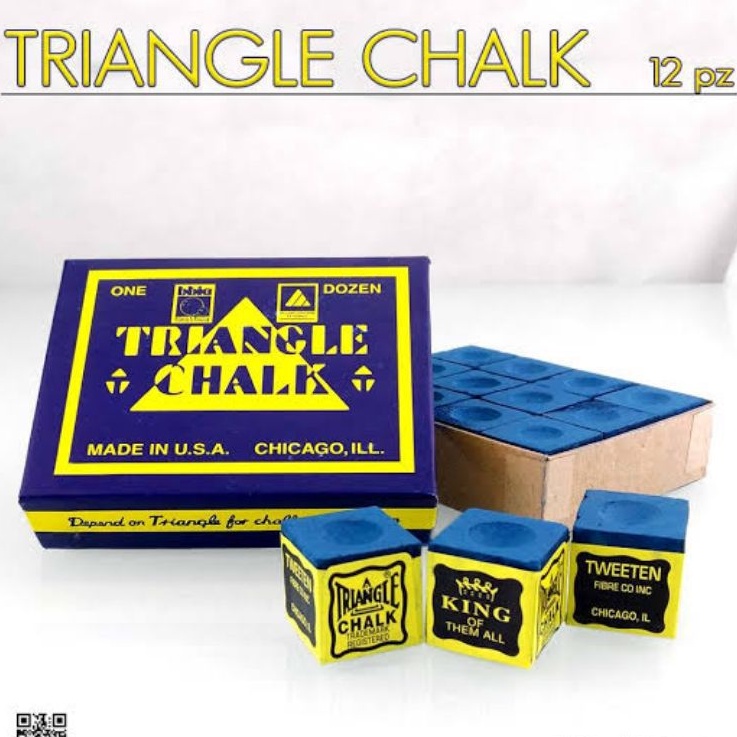 

Chalk / Kapur Triangle 12 Pcs