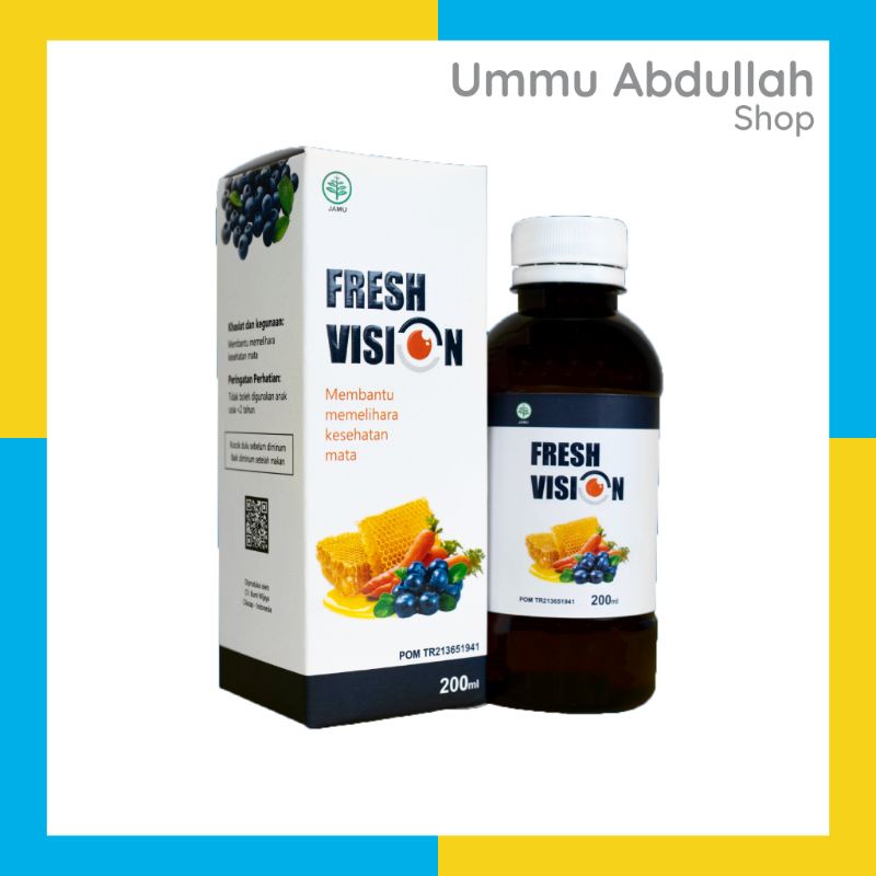 Fresh Vision Original Nutrisi Kesehatan Mata Minus, Katarak, Mata Merah