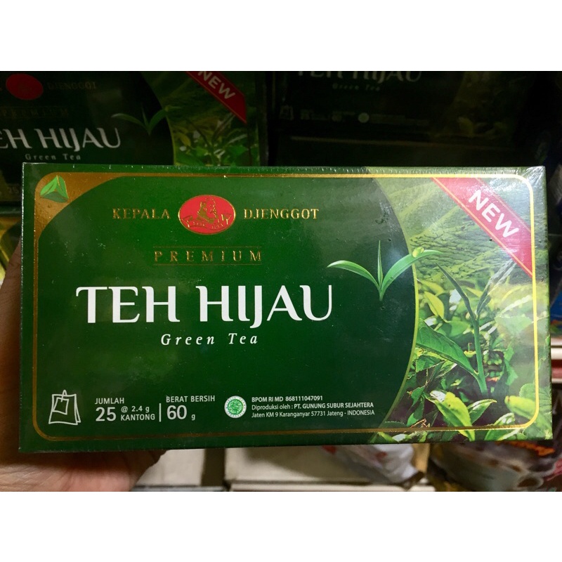 

Teh Hijau Kepala Djenggot Isi 25 kantong 60gr