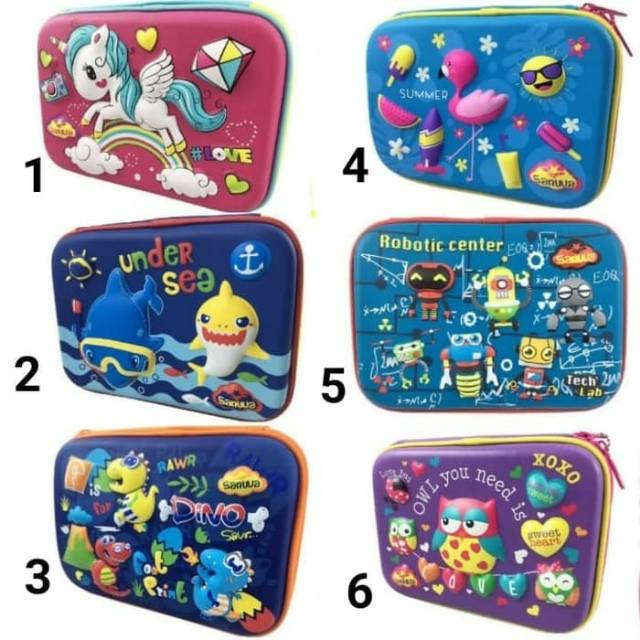 

Tempat Pensil/Pencil Case/HardCase/Hardtop Pencil Case Sanwawa Ori