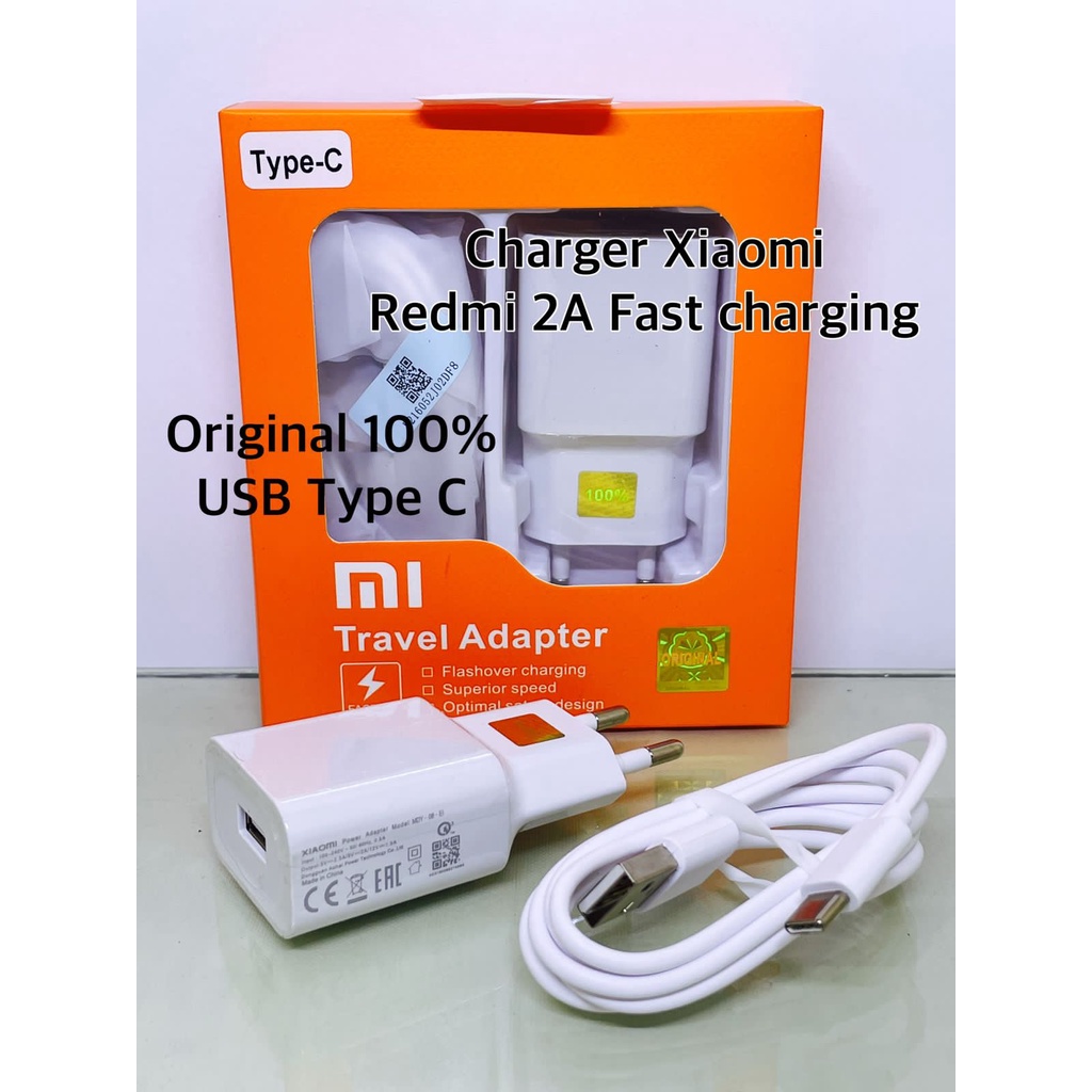 IGS Charger Xiaomi Original 100% Fastcharging Type C Mi 4c Mi 5c Mi 8 Redmi Note 7 Mi 8 Lite 2a Casan Hp