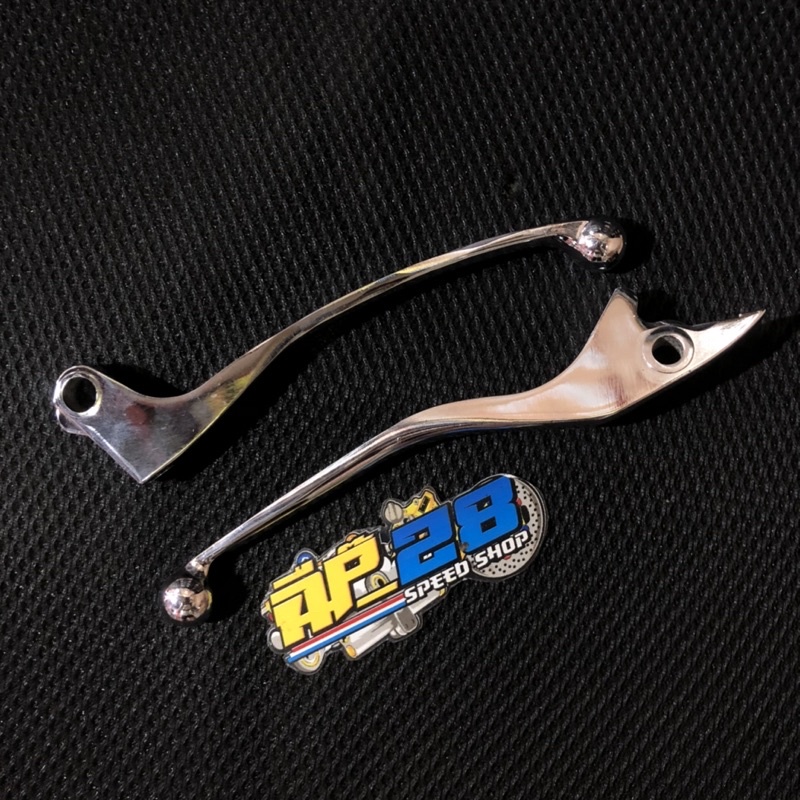 TUAS REM/HANDLE REM DAN KOPLING TWOTONE DAN CHROME TIGER CB 150 R SATRIA FU SONIC VERZA MEGAPRO BAKARAN 1 SET