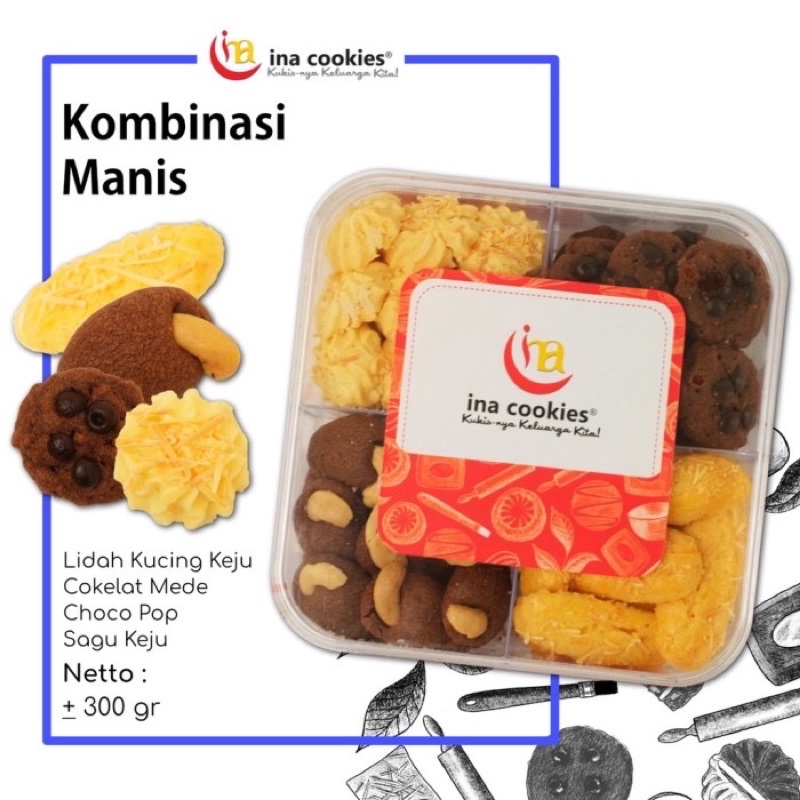 

kombinasi aneka manis ina cookies