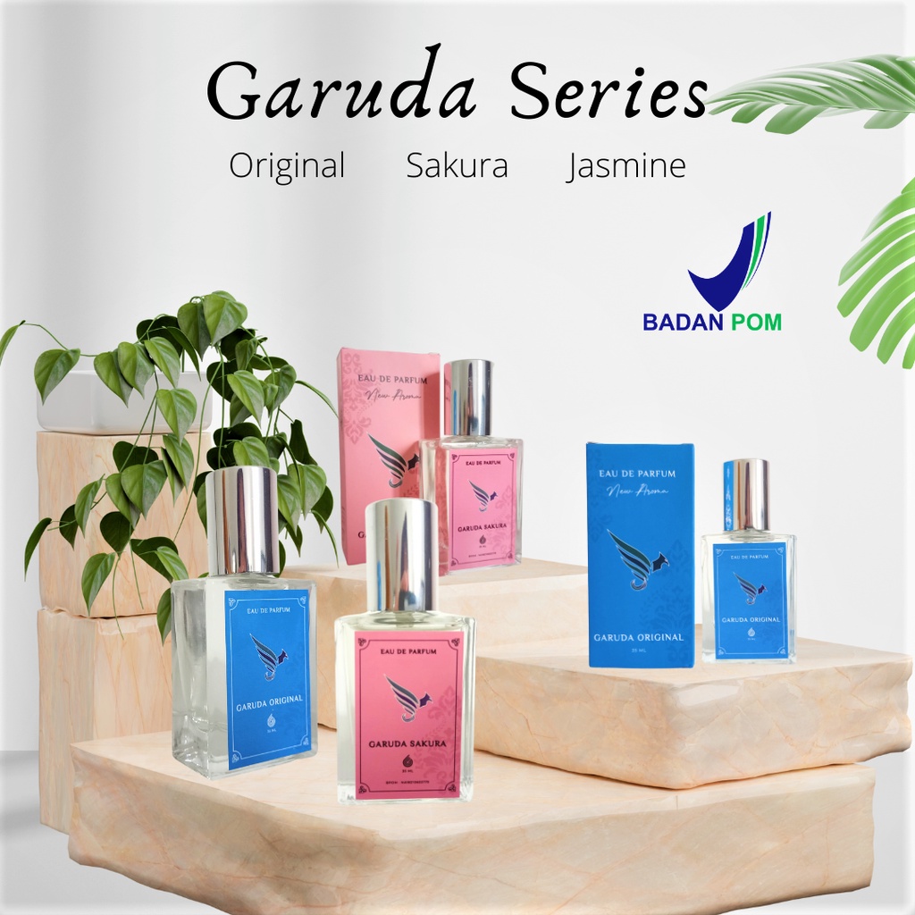 New Varian Parfume Garuda 3 Aroma Terbaik - Parfum Pria dan Wanita - Unisex BPOM 35 ml