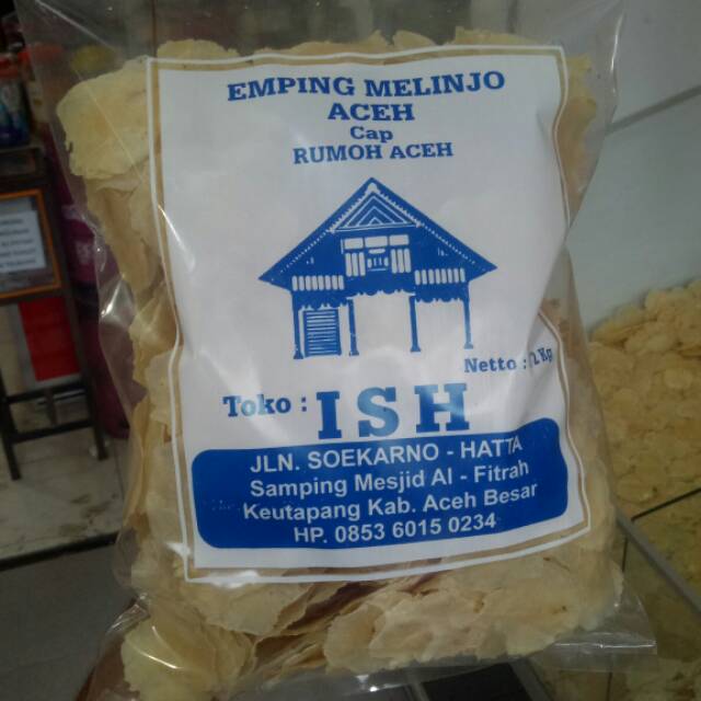 

Emping aceh barang super