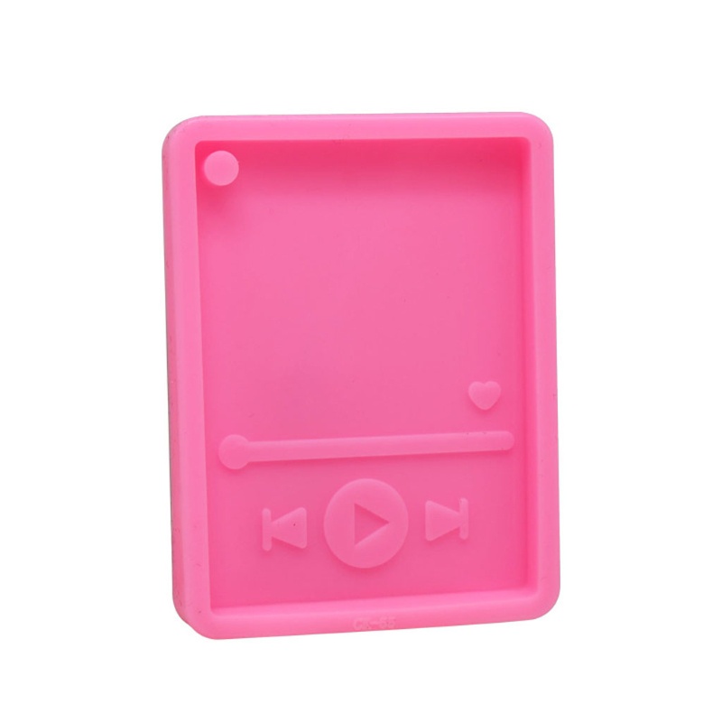 SIY  Music MP3 Player Keychain Silicone Mold Musical Pendant Mold Jewelry Making Tool