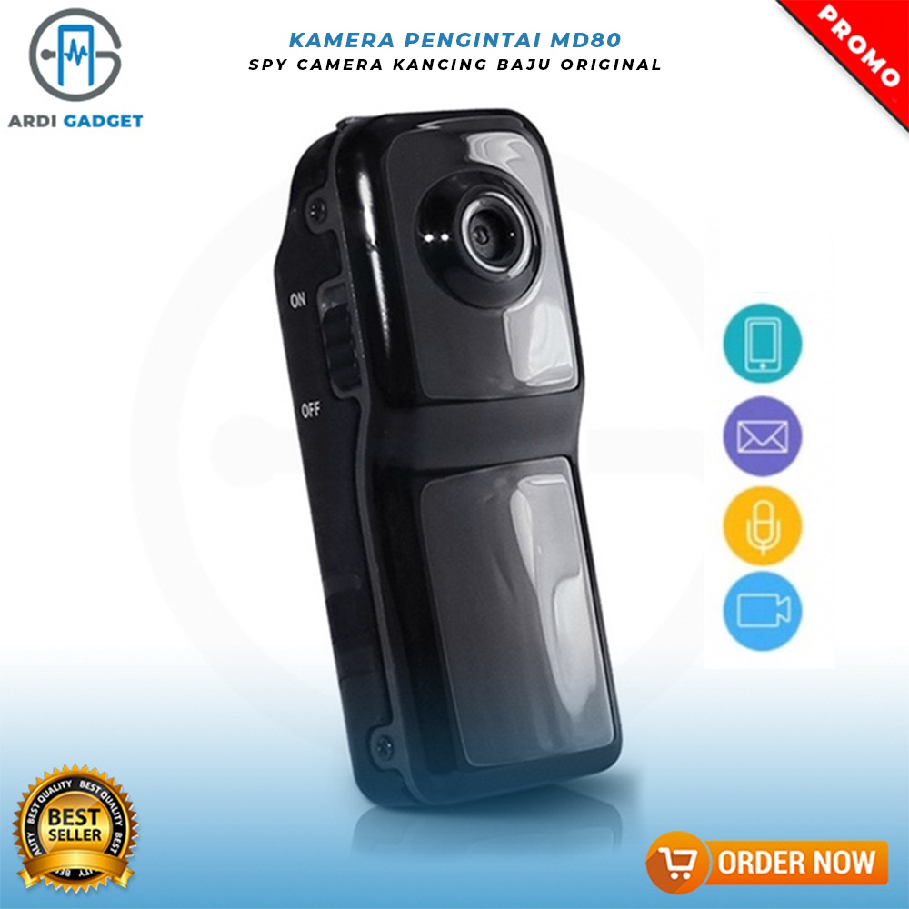 Kamera Mini DV MD80-MINI Spy Camera Video Recorder Tersembunyi
