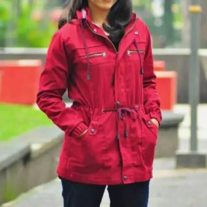 Terlaku Jaket Wanita Parka Murah Jaket Cewek Jeans Casual Hoodie Terlaris