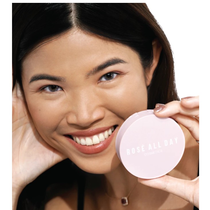 Rose All Day The Realest Lightweight Compact Powder Light Medium Tan ORIGINAL | RoseAllDay