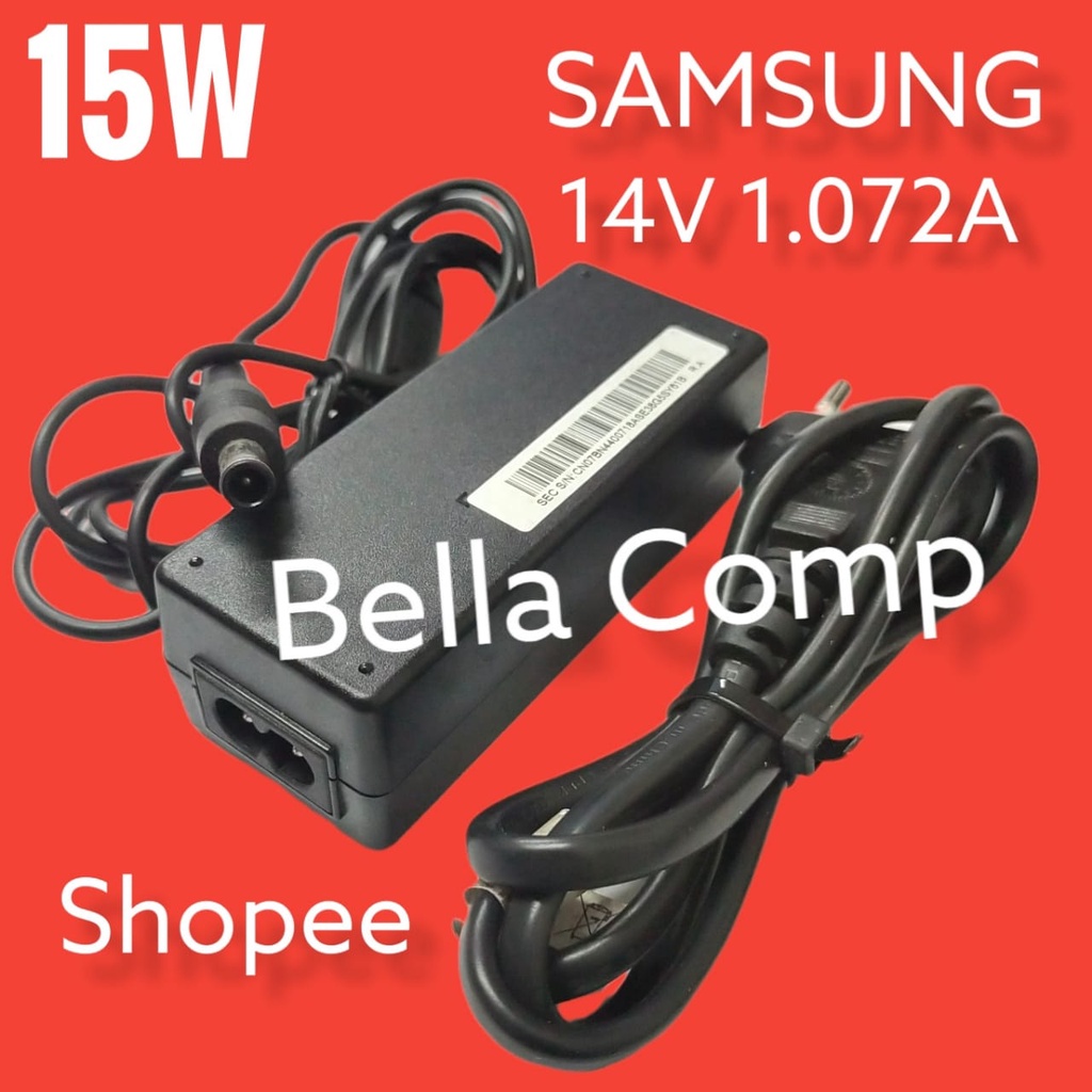 SAMSUNG -14V 1,072A 15W A1514_DSM A1514-EPN Adaptor MONITOR LCD Samsung S19D300NY S19C150B S19C150F S19F355HNU, S24F350FHU, UE32J5250AS, S19D300NY, S20D300NH,