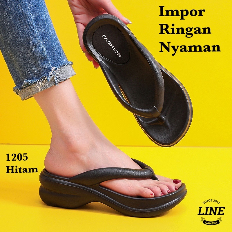 SANDAL CEWEK IMPOR FASHION KOREA 1205