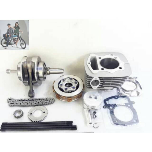 paket upgrade bore up honda CB GL Mp Tiger 250cc askruk crf xiema blok wy250