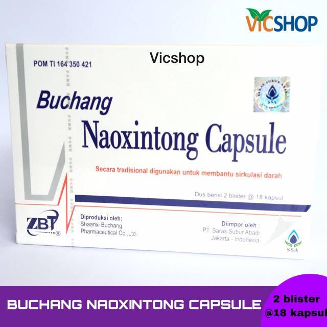 Buchang Naoxintong Capsule Strip isi 36kapsul