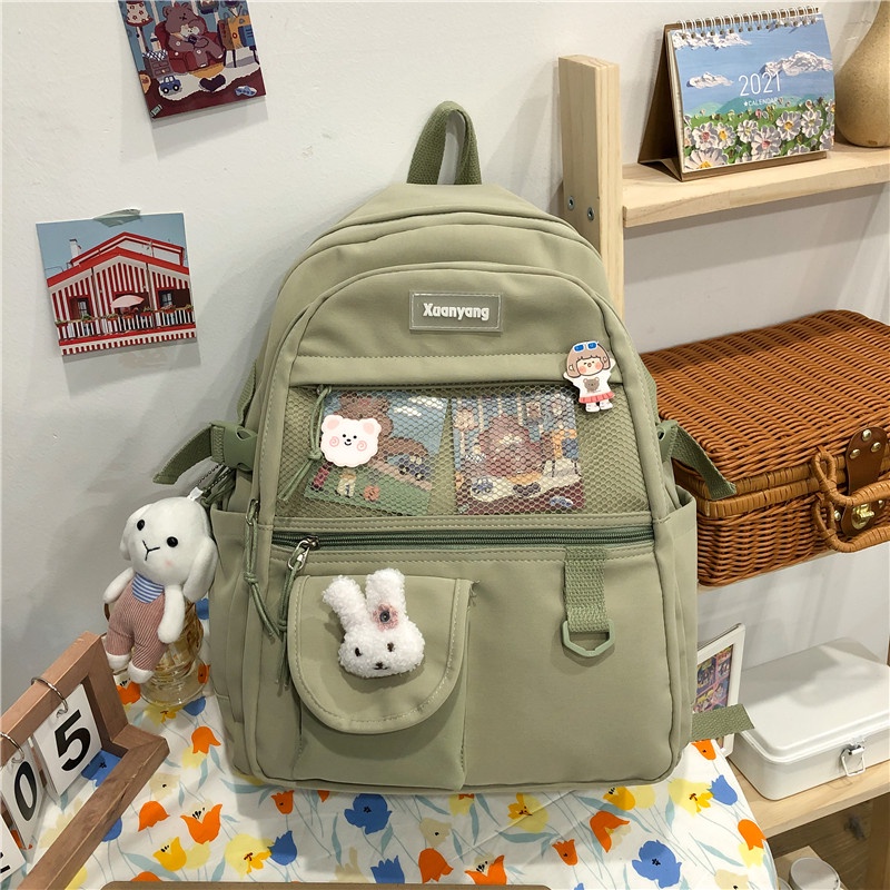 Tas Sekolah Anak Perempuan Tas Ransel Wanita Cewek Tas Ransel Backpack Wanita Model Korea Impor Murah