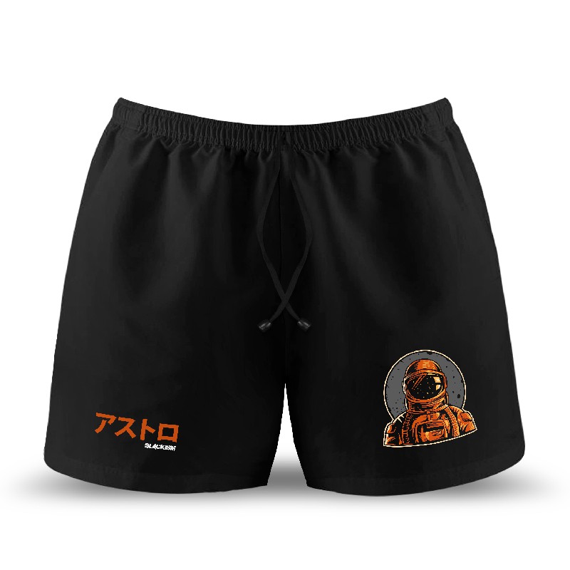 Surfinclo Boxer Black Astronaut Bahan Katun Halus