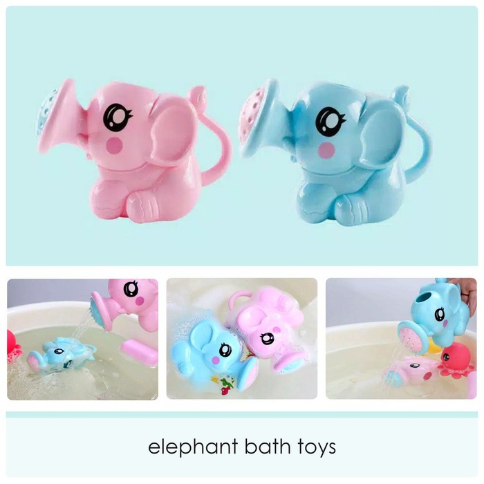 Mainan Mandi Bayi - Elephant Shower - Baby Bath Toy