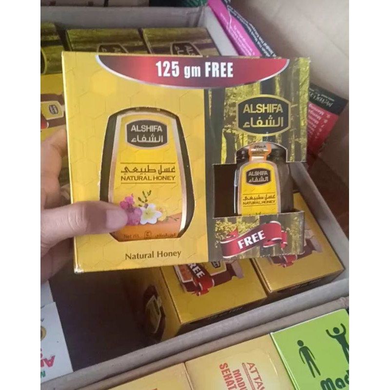 

madu al-shifa paket 500gr free 125ml