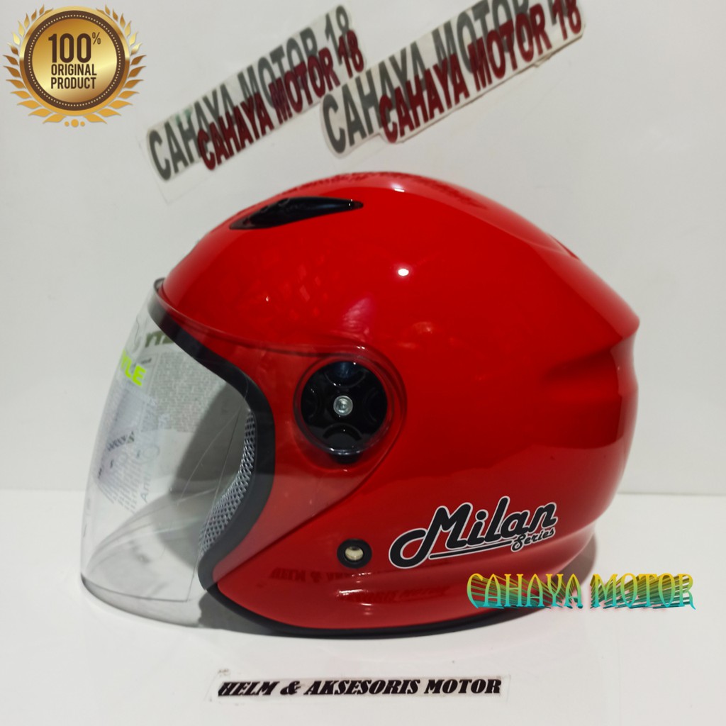 HELM BMC MILAN MERAH