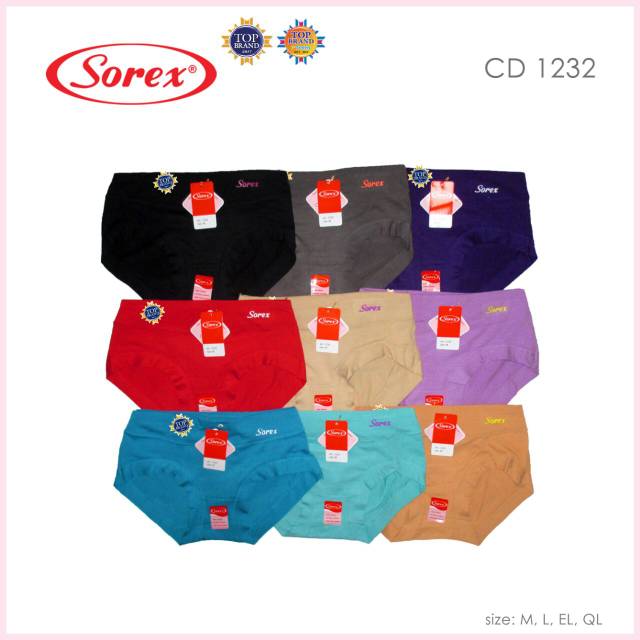 Celana dalam katun SOREX 1232 Murah