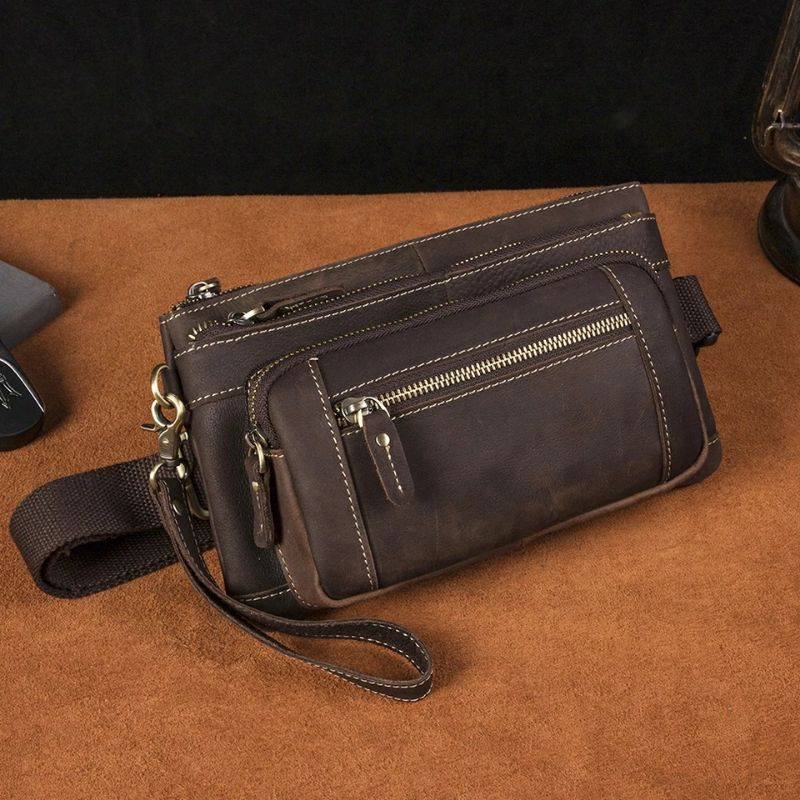 Tas kulit waistbag kulit asli - tas kulit asli paha bahan kulit sapi asli ch Tas kulit asli- Tas pin