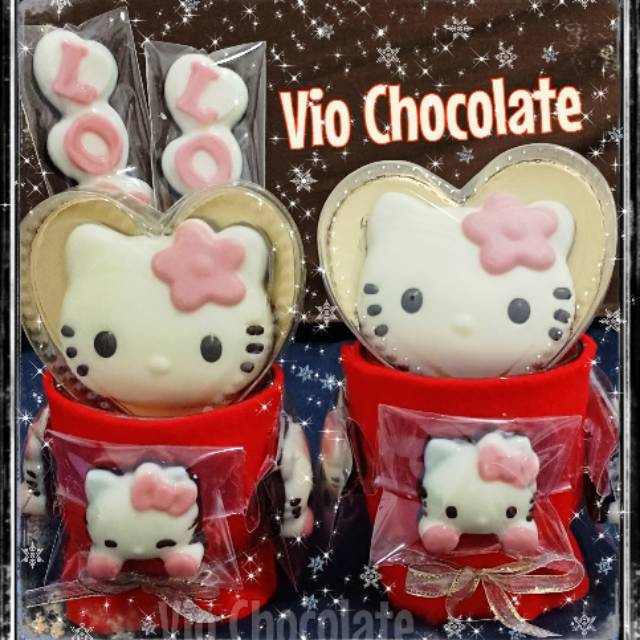 

Vio.chocolate/ coklat hello kitty parcel/ coklat parcel/ mini parcel HK