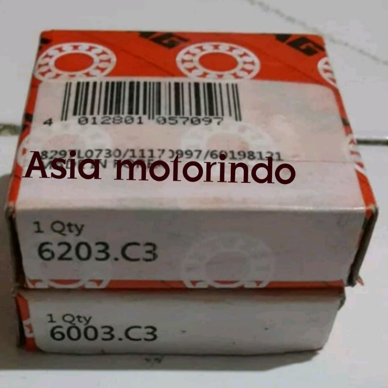bearing noken as Honda Tiger 6203 C3 - 6003 C3 FAG ball bearing noken as Tiger 6203C3 6003C3 FAG