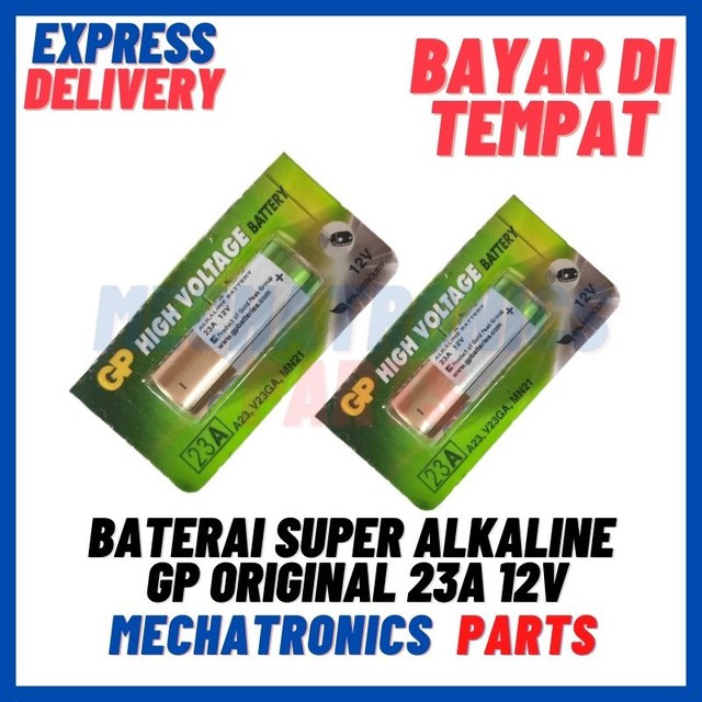 [BTR-9033] BATERAI SUPER ALKALINE GP ORIGINAL 23A 12V