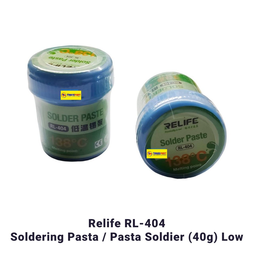 Soldering Pasta Low RELIFE RL-404 40gr Timah Cair Low Temperatur