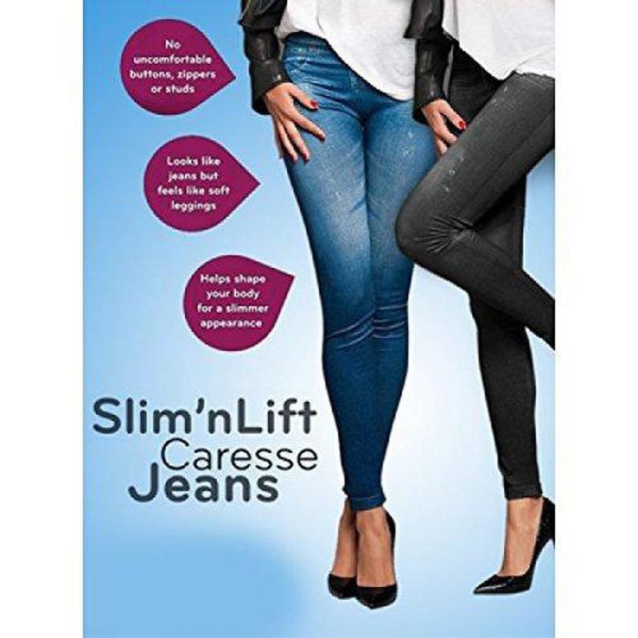 Slim n Fit Caresse Jeans - LEGGING PELANGSING MODIS GAYA JEANS ADA KEMASAN BOXNYA