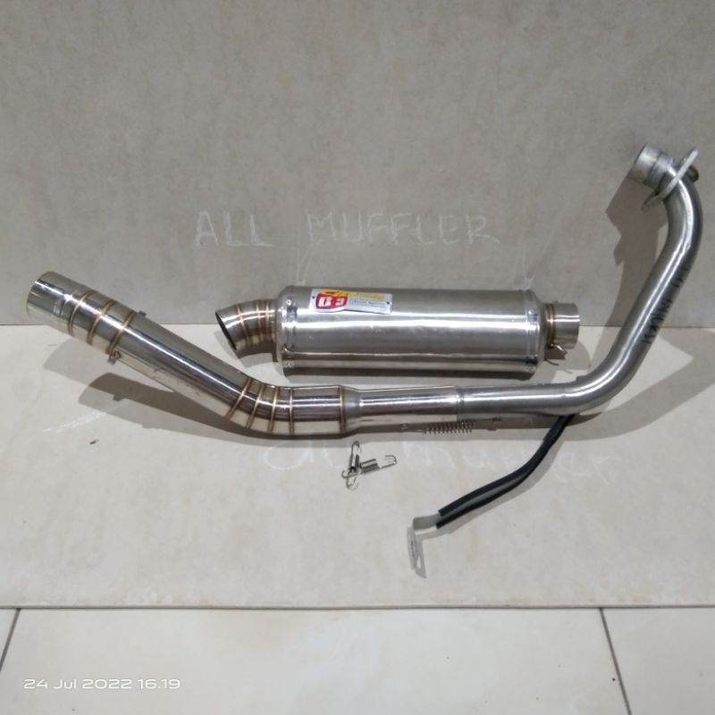 knalpot cld c3 oval panjang satria fu injeksi sensor