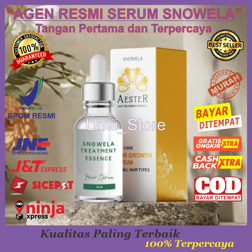 SNOWELA Hair Serum Treatment Essence 100% Original BPOM Serum Penumbuh dan Penyubur Rambut