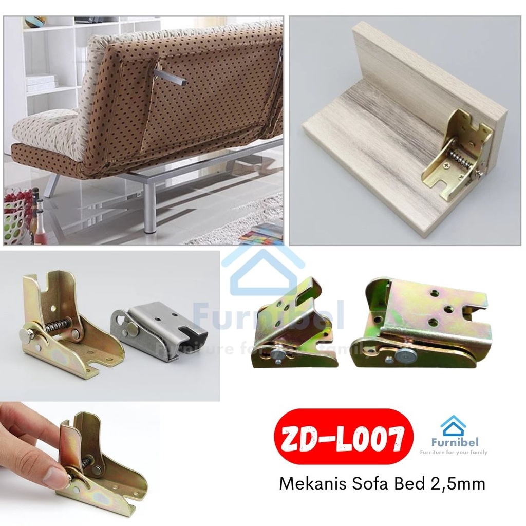 Mekanis untuk kaki Sofa kasur, engsel sofa bed, kaki meja lipat