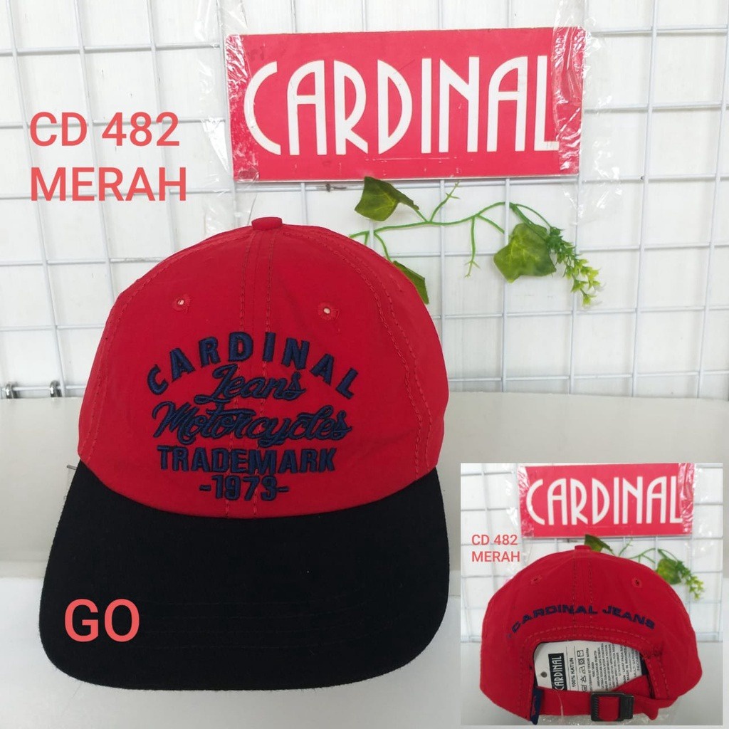 gos JA TOPI CARDINAL 100% ORIGINAL topi cardinal brand topi cardinal terbaru jeans