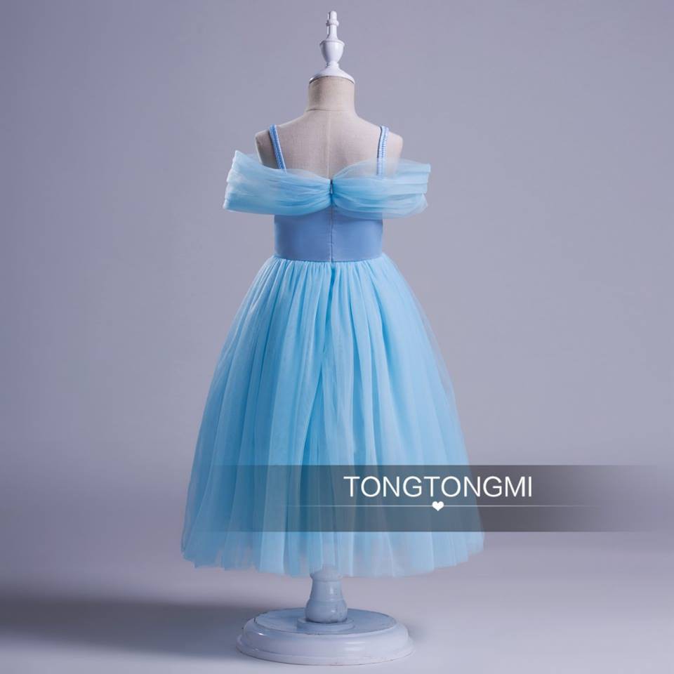 DRESS ANAK TONGTONGMI BLUE TT11932