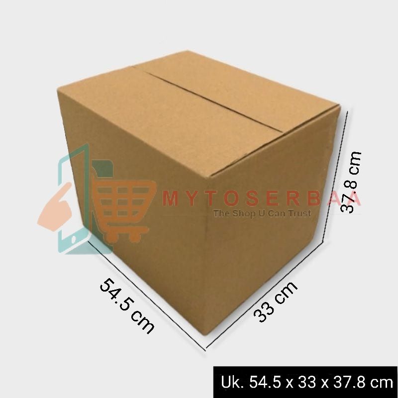 

Kotak Kardus Box Karton Uk. 54.5 x 33 x 37.8 cm
