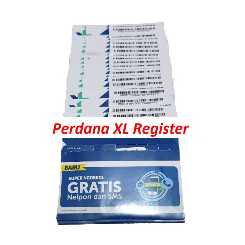 PERDANA XL REGISTER | Xl regis | Kartu Perdana XL Regis | Xl untuk Otp | kartu Perdana Buat Otp