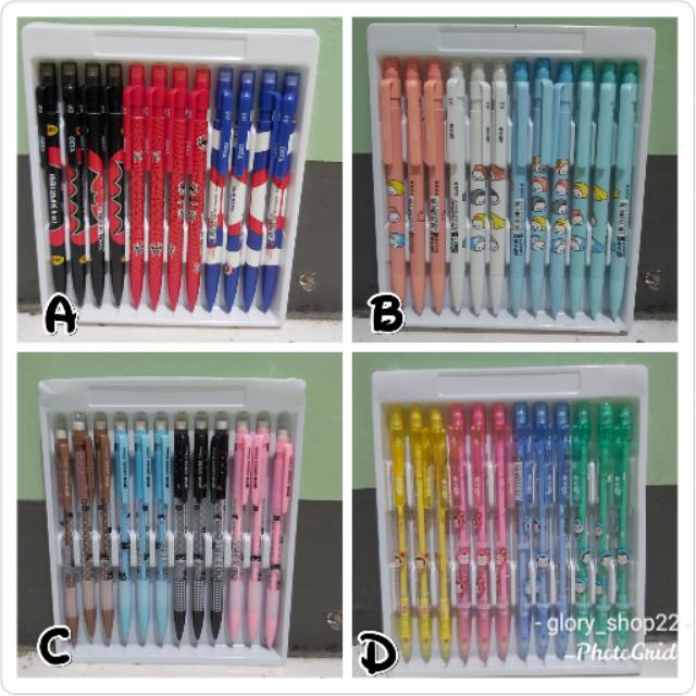 

HARGA 4 PCS Pensil mekanik 0.5m/pensil mekanik/pensil mekanik tizo/alat tulis