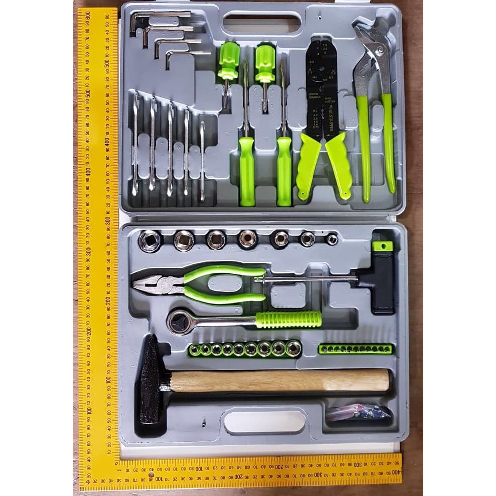 Kenmaster Tool Kit / Toolkit 100pcs Alat Tukang