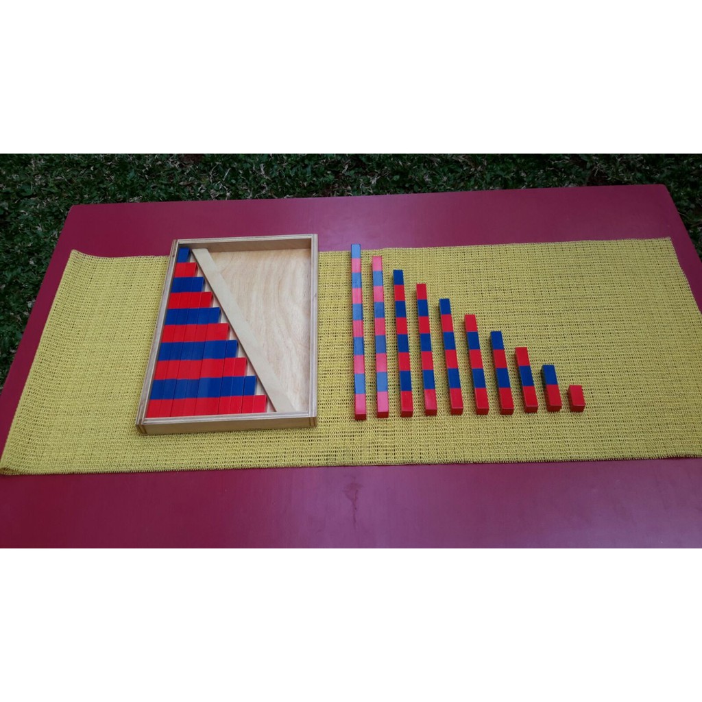 Small Numerical Rods Montessori Material