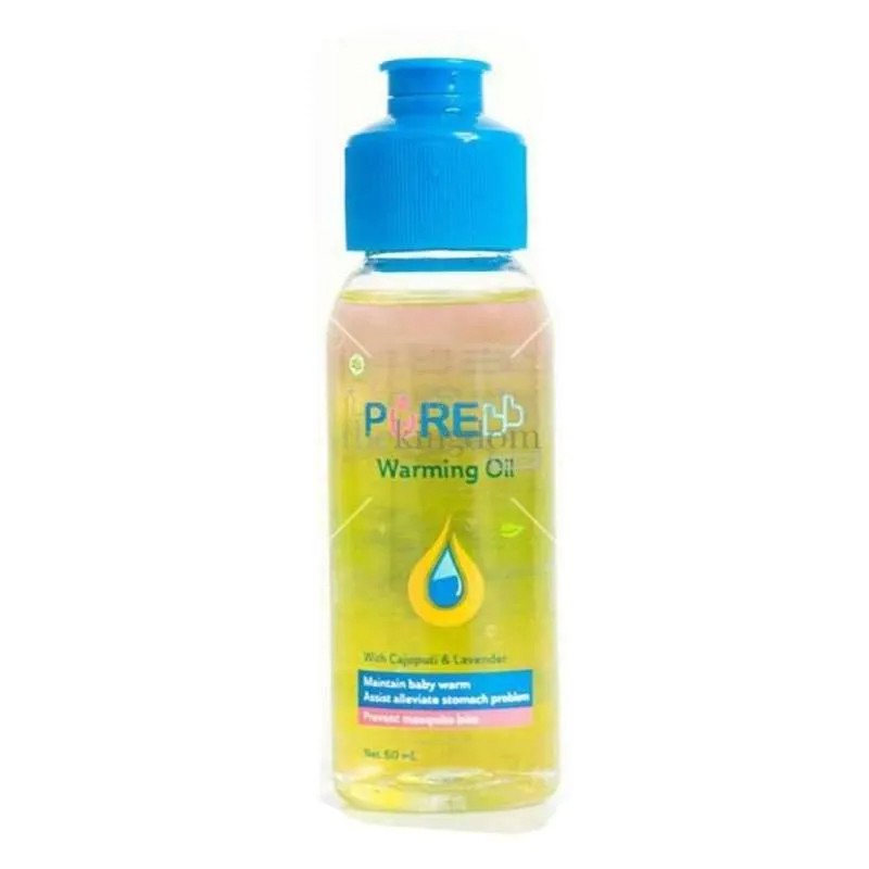 Pure BB Baby Warming Oil with Cajuputi dan Lavender 60ml Pure Baby Minyak Telon Bayi