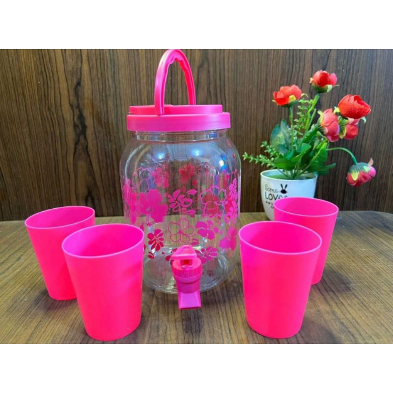 Drink jar set 5Kapasitas 2,5 liter