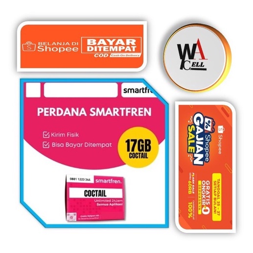 Perdana Smartfren 17GB (14 Hari)