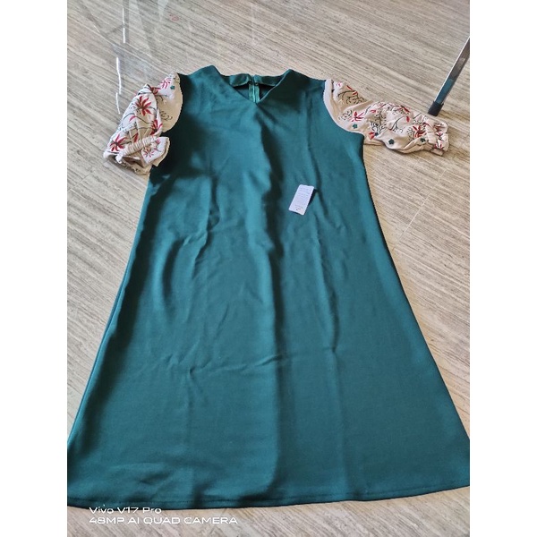 Dress bordir|Dress scuba import|Dress Wanita Import