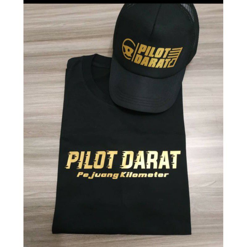 KAOS BONUS TOPI PEJUANG KILOMETER PILOT DARAT